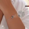 دستبند نقره زنانه دوست درام (3503)